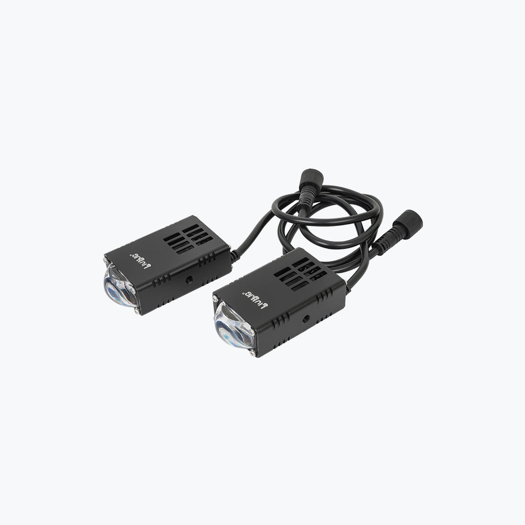 HJG Square Slim Mini Drive Foglight Pair