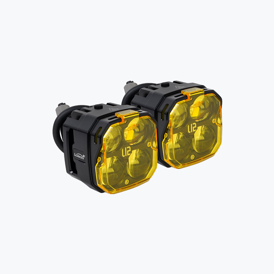 LOBOO 4 LED HIGH & LOW BEAM FOGLIGHT PAIR L12T