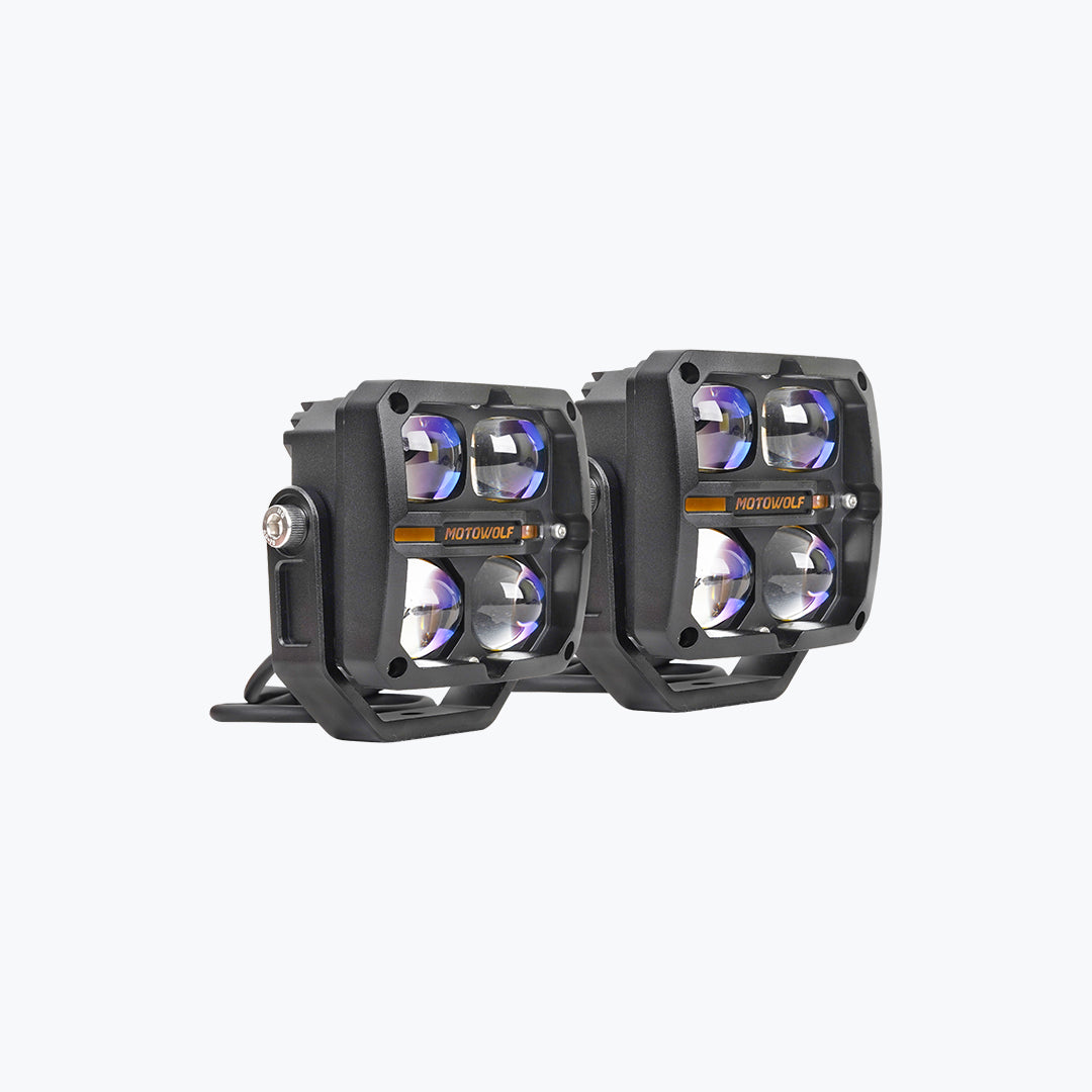 MOTOWOLF Thunder Eye L3-BK Motorcycle LED Fog Light