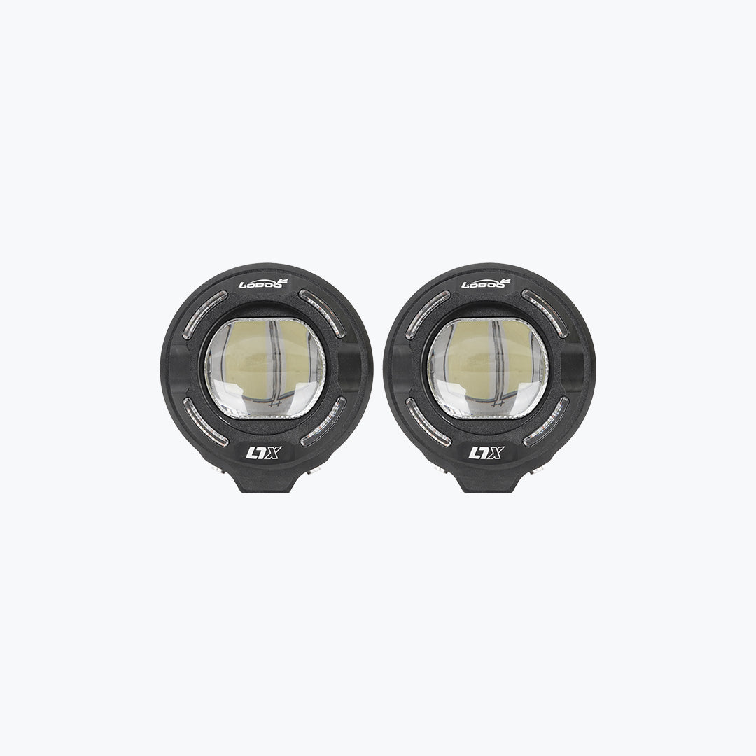 LOBOO 1 LED HIGH AND LOW BEAM FOGLIGHT PAIR L7X