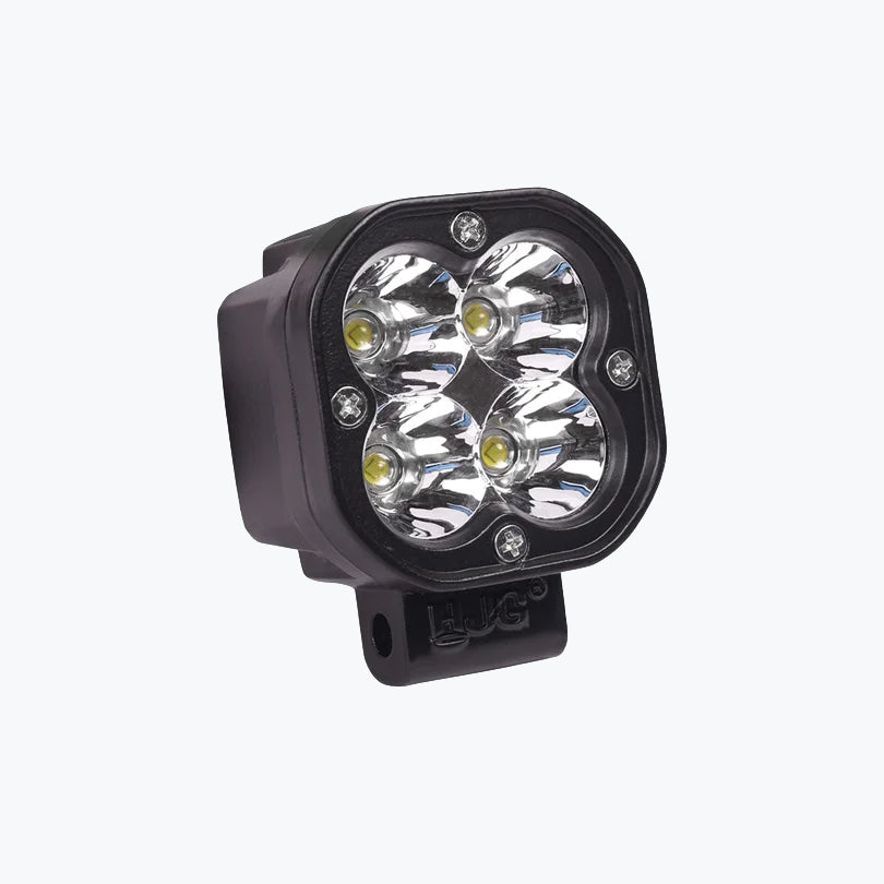 HJG Mini 4 LED Pair Foglight Premium Universal Auxiliary Light Set