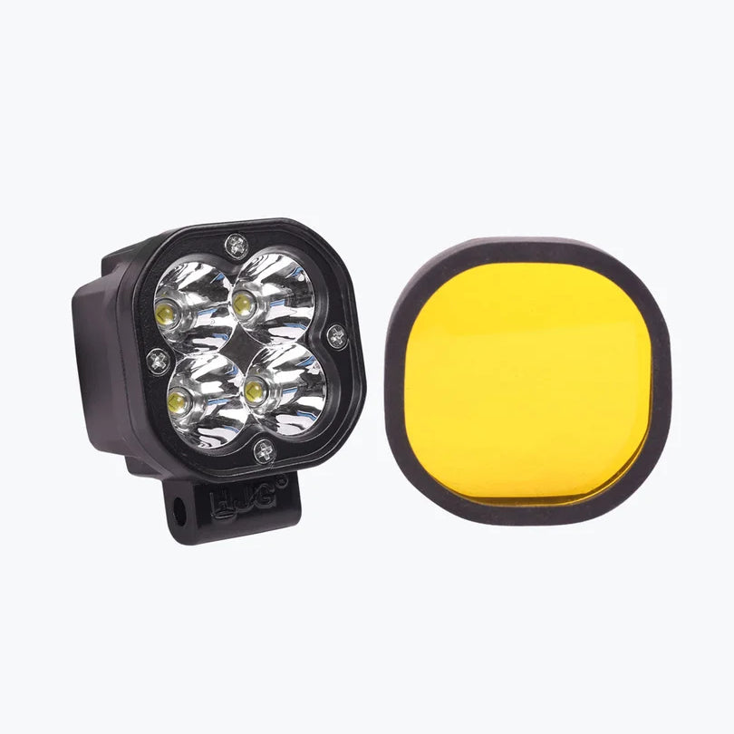 HJG Mini 4 LED Pair Foglight Premium Universal Auxiliary Light Set