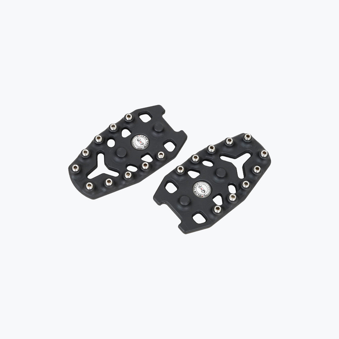 Royal Enfield Interceptor 650 Premium Foot Pegs Black Silver - Modern Tech