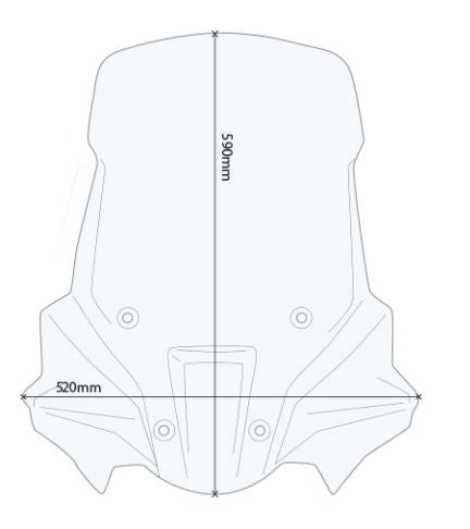 GIVI Triumph Tiger 900 Spoiler D6415ST