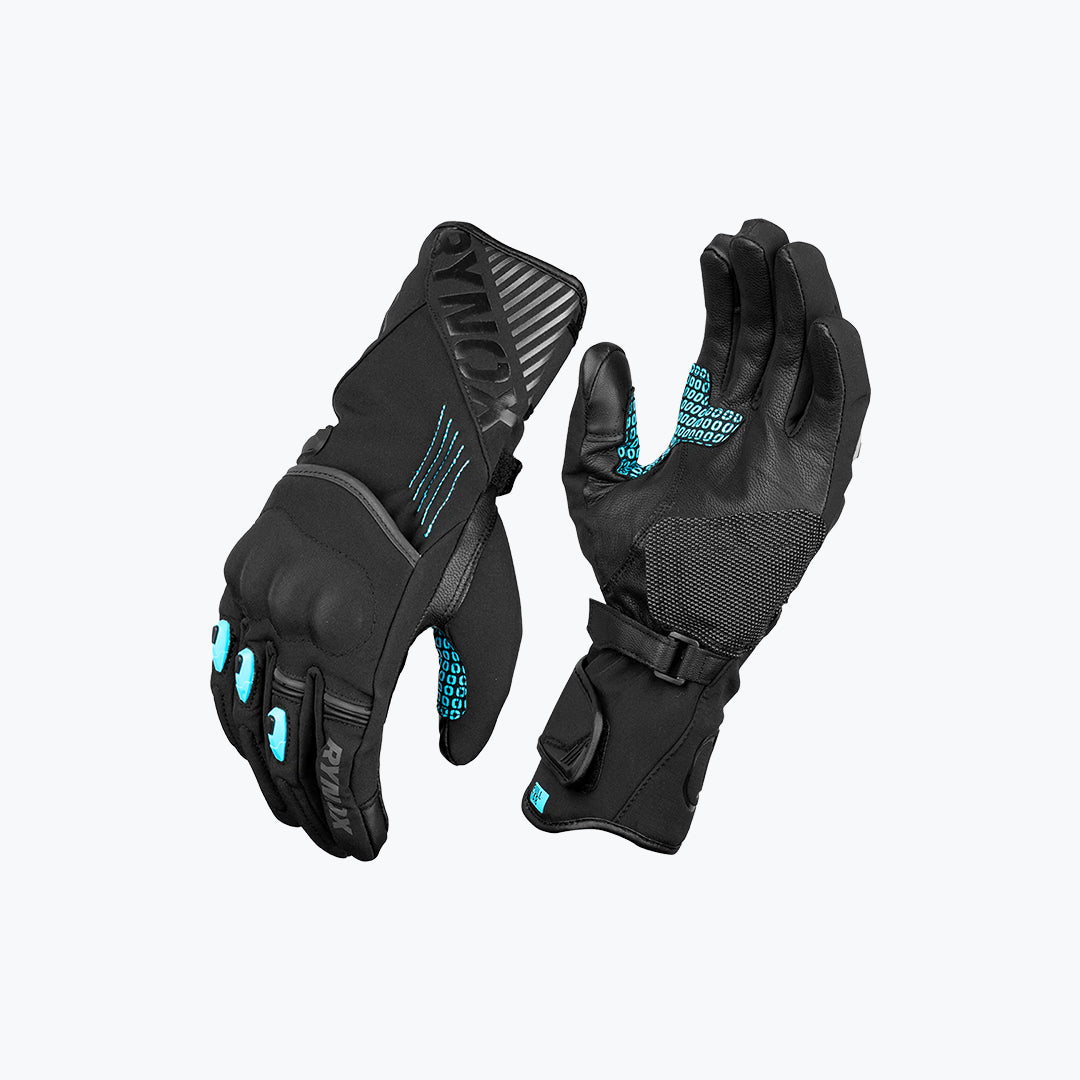 RYNOX Dry Ice Insulated WP Gloves – Aqua Blue