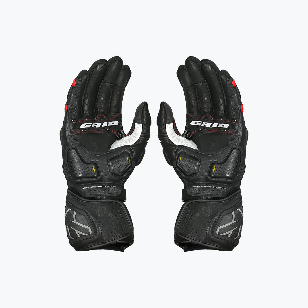 ViaTerra Grid MK3 Full Gauntlet Motorcycle Riding Gloves