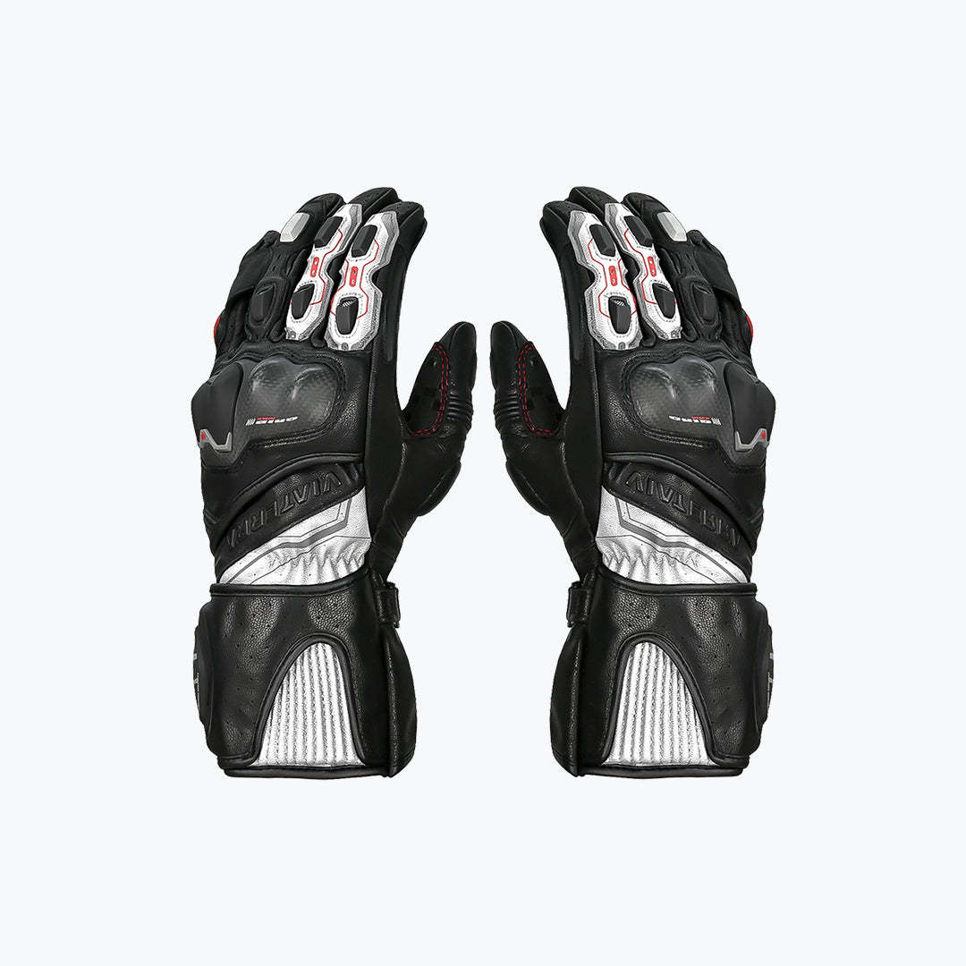 ViaTerra Grid MK3 Full Gauntlet Motorcycle Riding Gloves