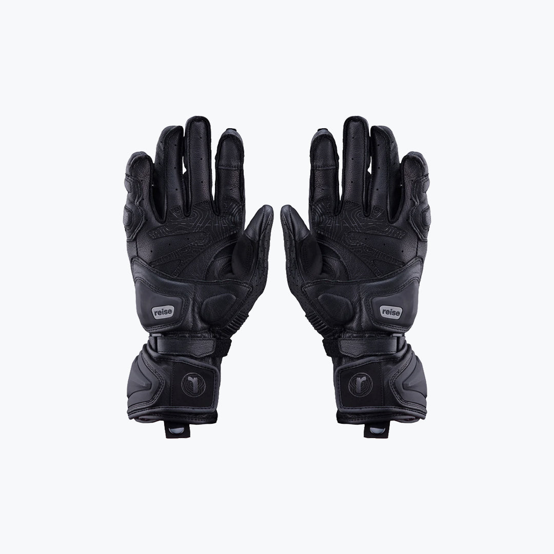 Reise Rhodes Full Gauntlet Riding Gloves Yellow