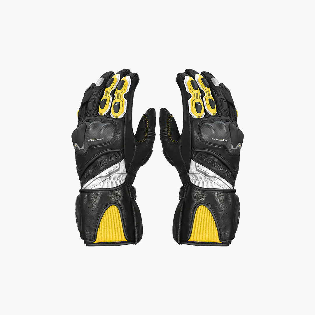 ViaTerra Grid MK3 Full Gauntlet Motorcycle Riding Gloves