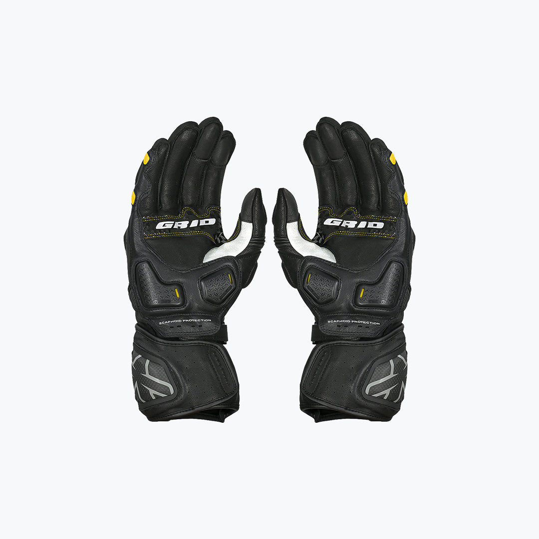 ViaTerra Grid MK3 Full Gauntlet Motorcycle Riding Gloves