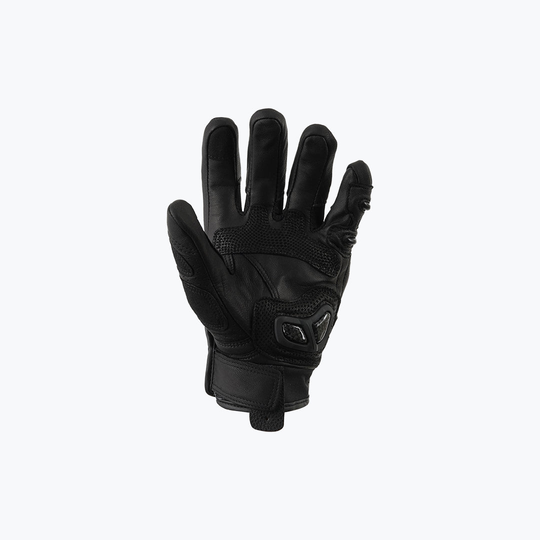 MADMOTOR Carbon MT-22 Black Motorcycle Riding Gloves