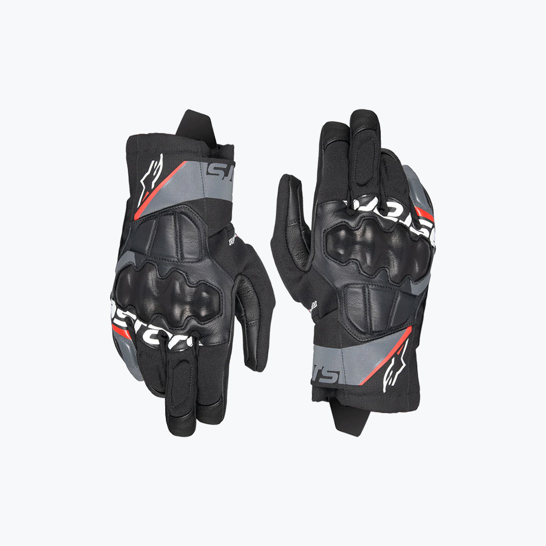 Alpinestars Corozal V3 Drystar Riding Gloves Black/Deep Grey/Red Fluo