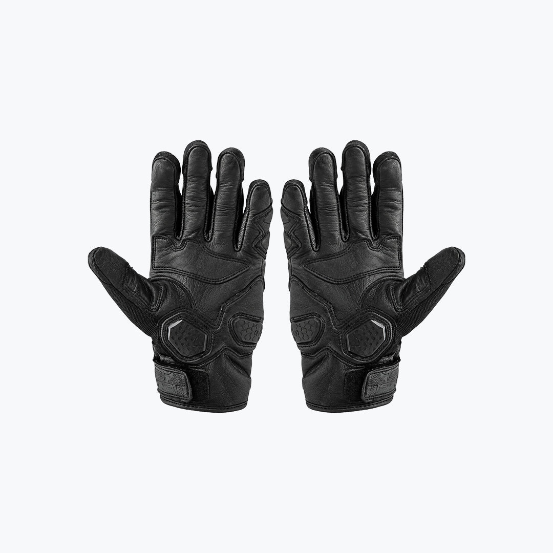 Bison Air Pro Motorcycle Riding Gloves Black Red