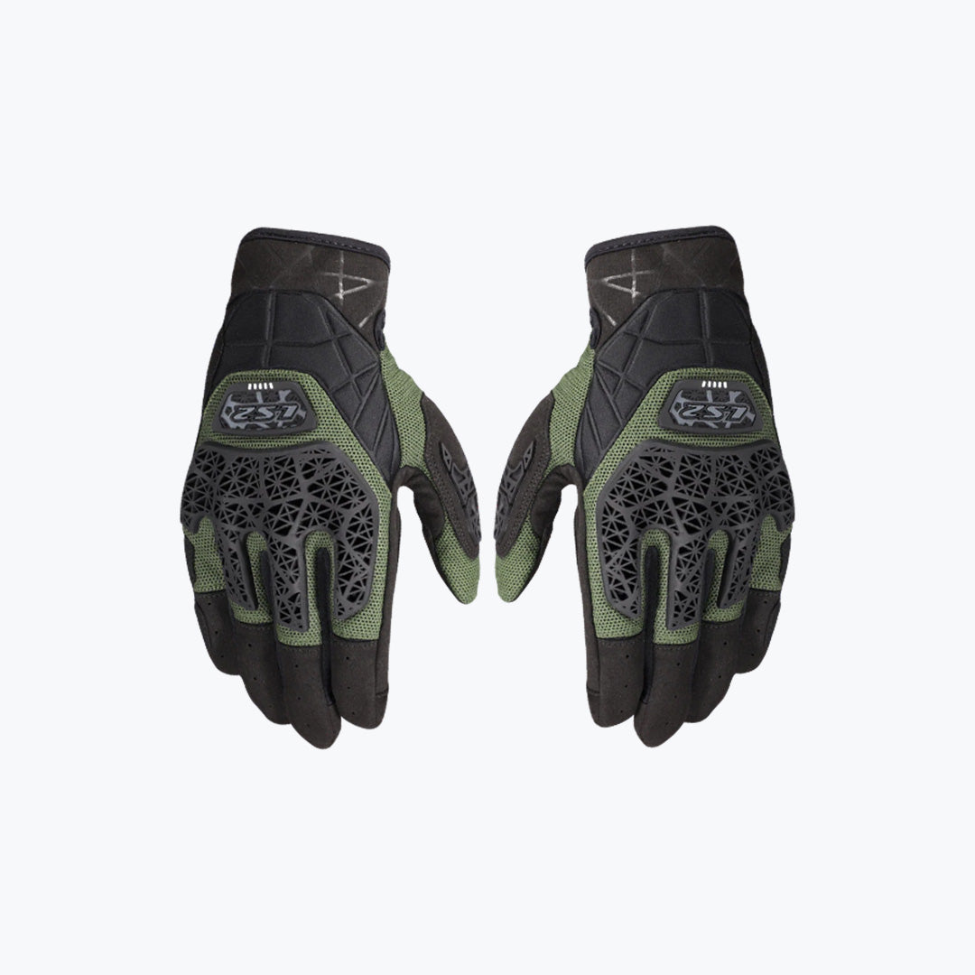 LS2 All Terrain II Man Gloves Black Green