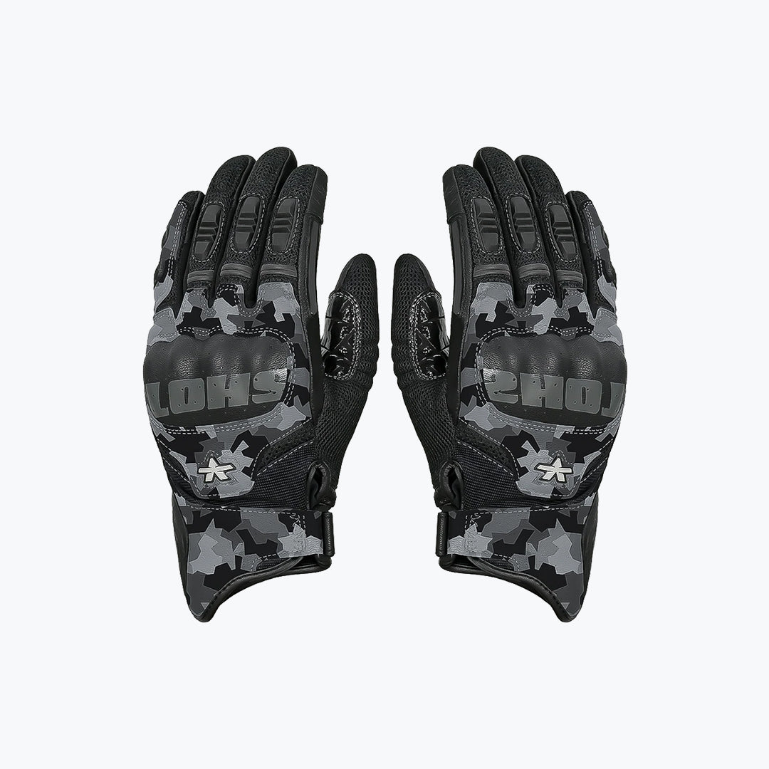 ViaTerra Holeshot Pro Semi-Gauntlet Motorcycle Riding Gloves