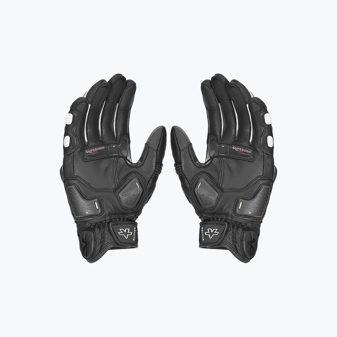 ViaTerra Shifter Short Leather Motorcycle Riding Gloves