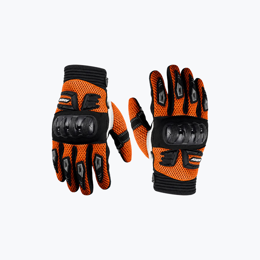 AXOR Airstream Riding Gloves Black Neon Green