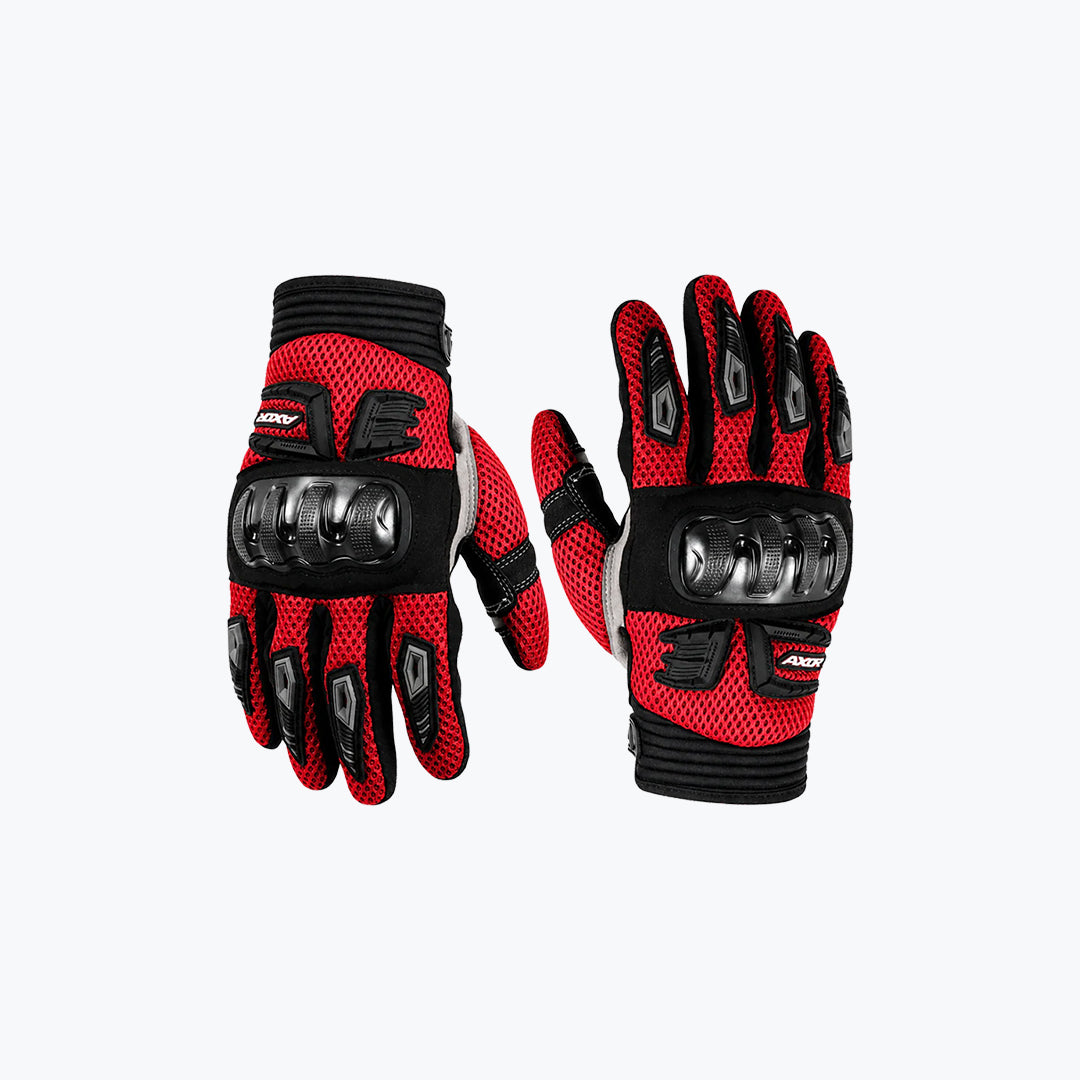 AXOR Airstream Riding Gloves Black Neon Green