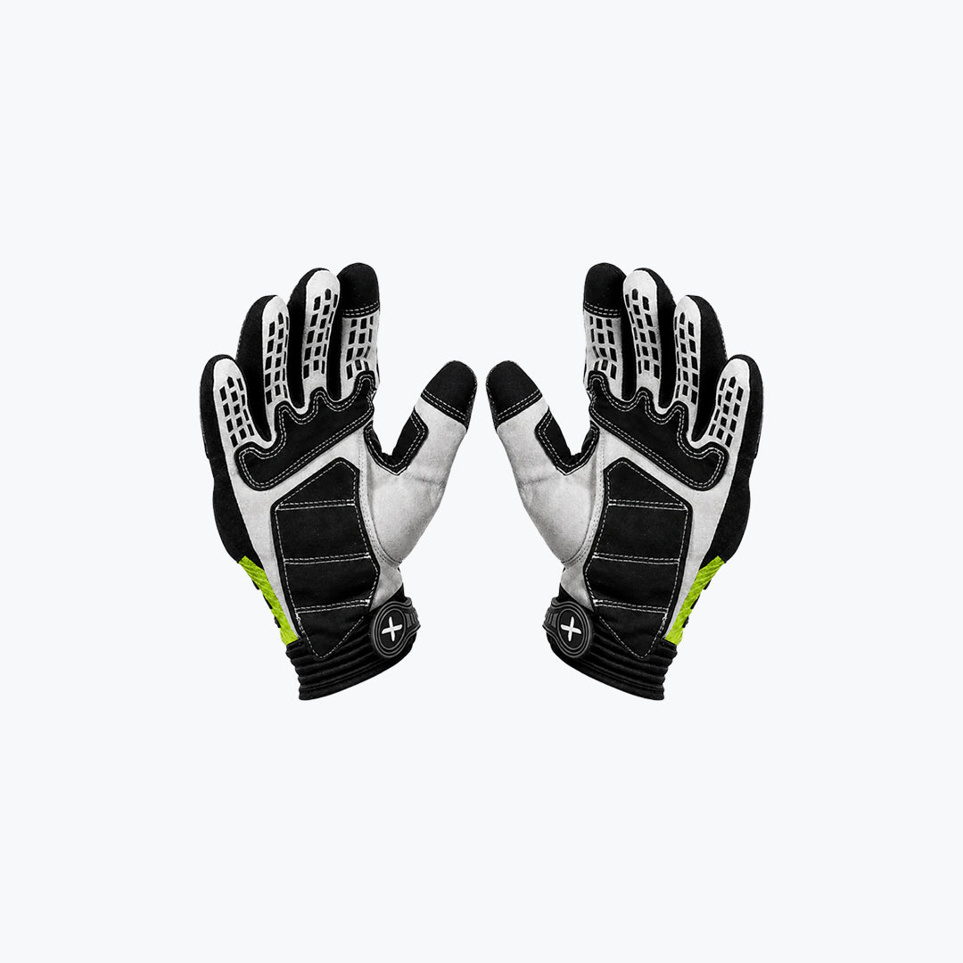 AXOR Airstream Riding Gloves Black Neon Green
