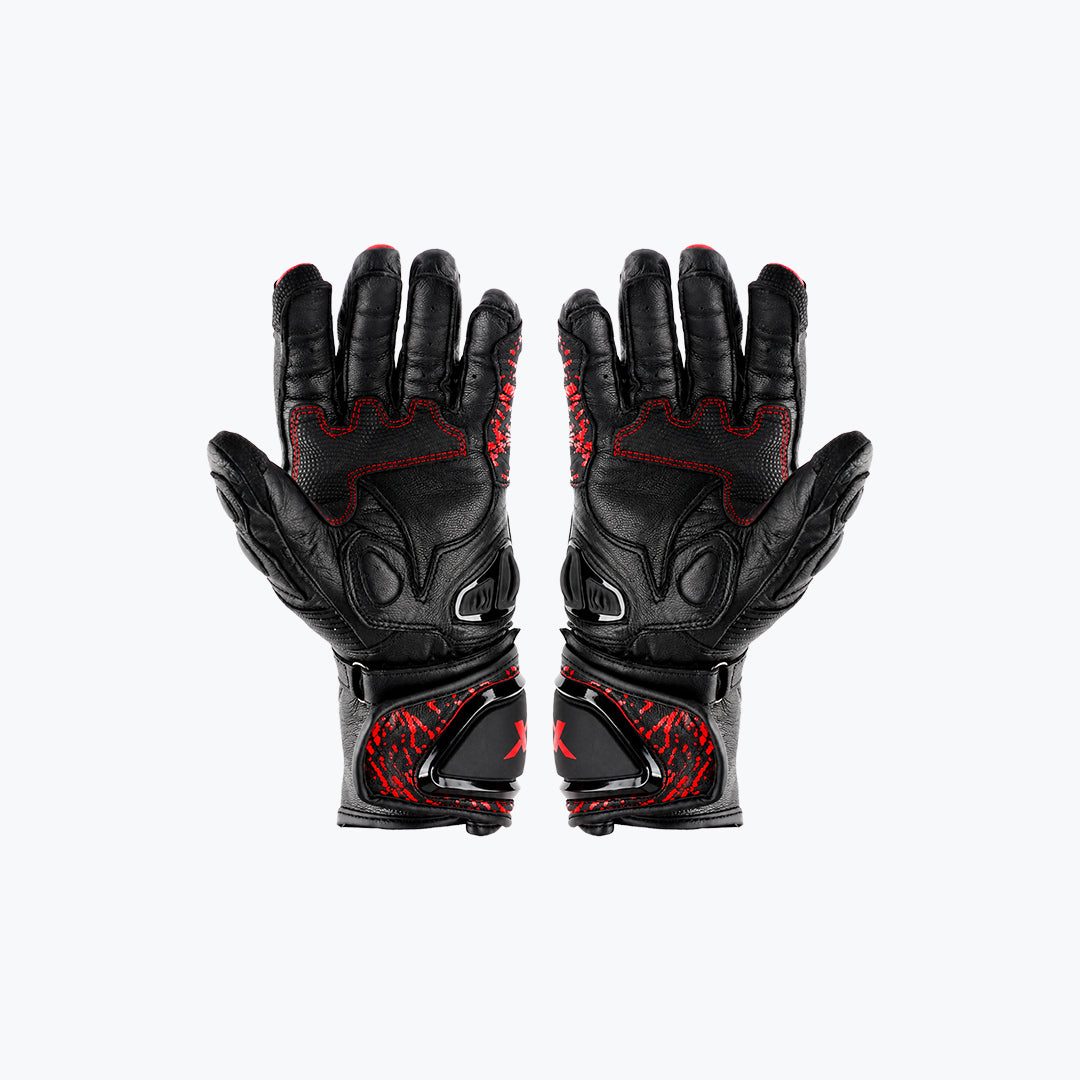 AXOR Enzo Riding Gloves Black Red