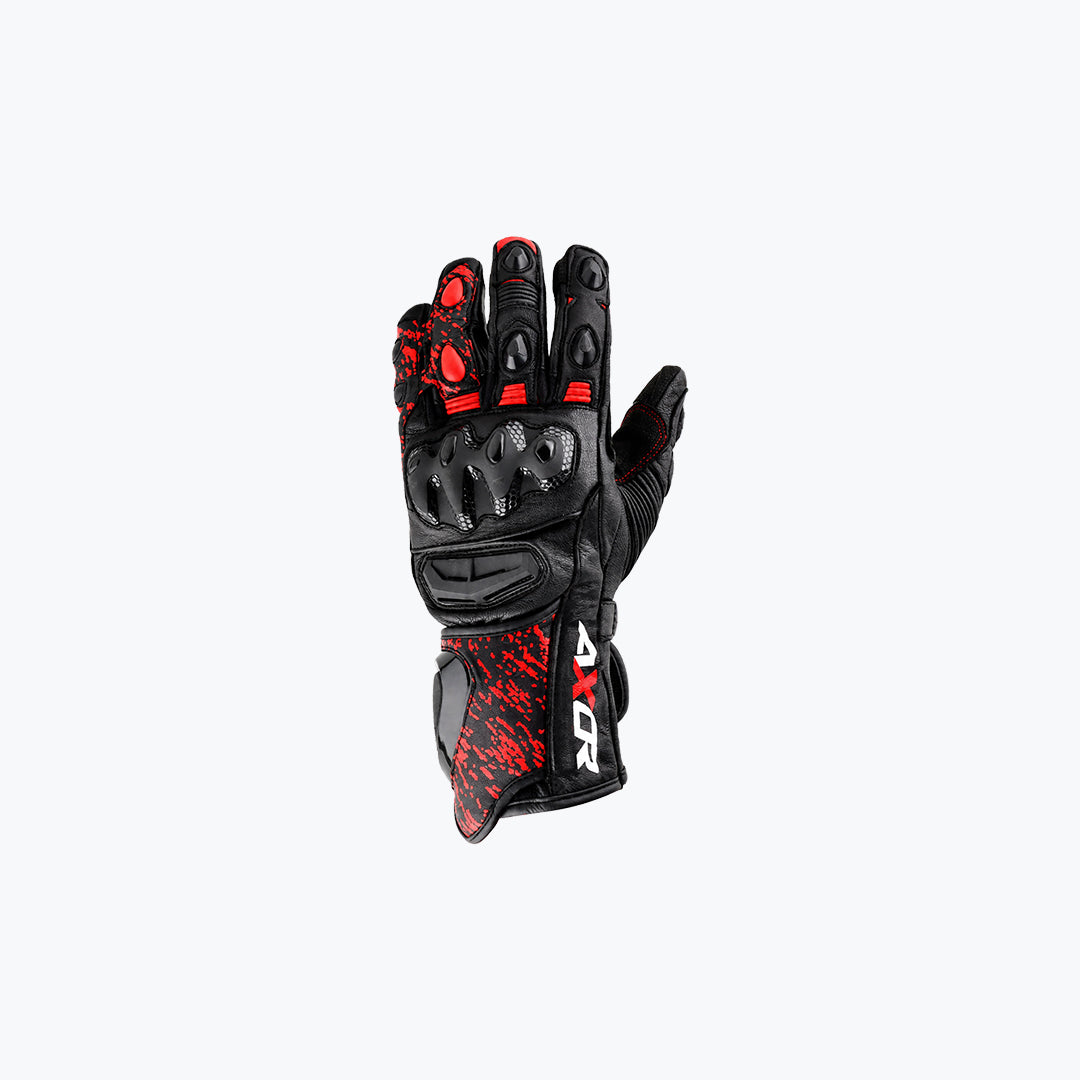 AXOR Enzo Riding Gloves Black Red