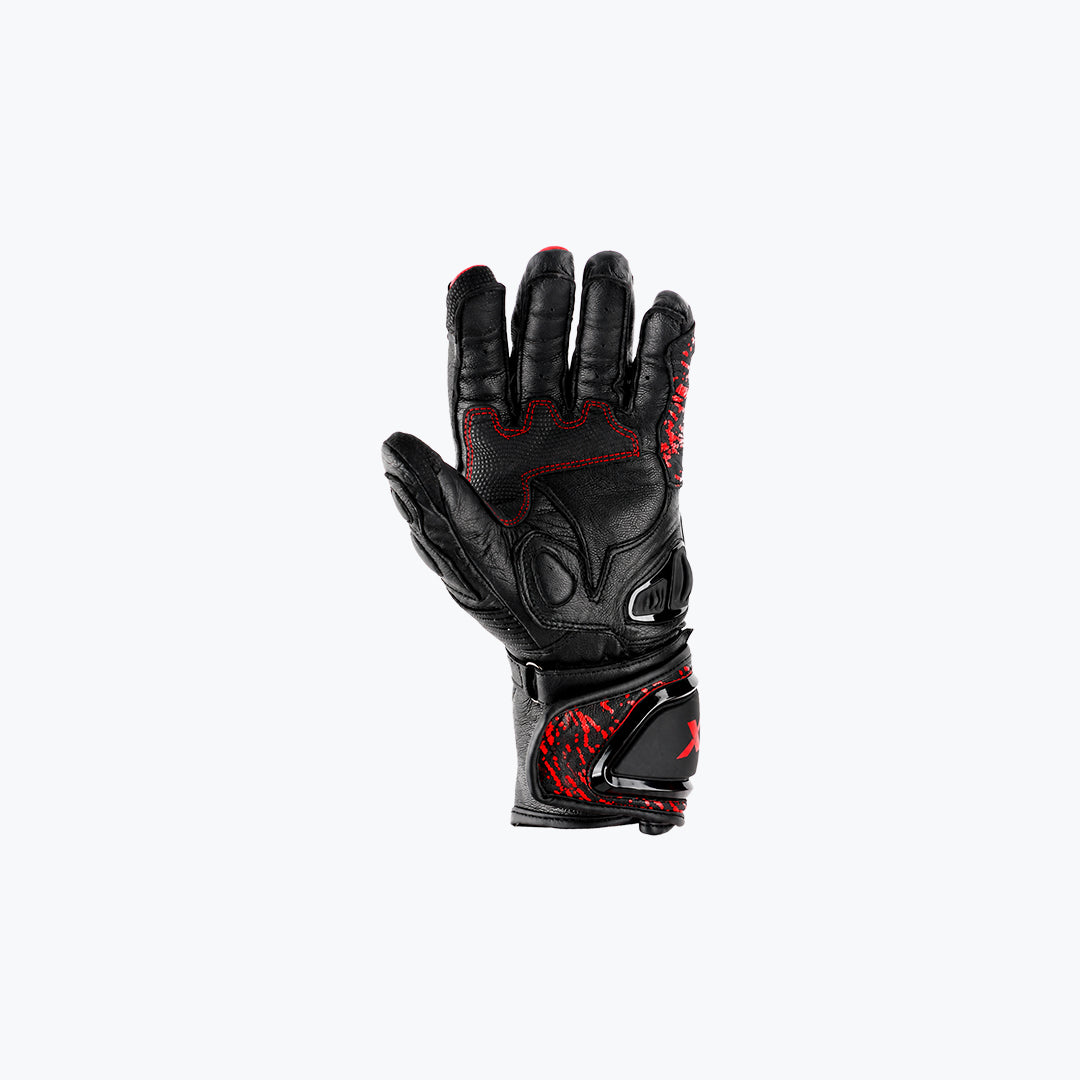 AXOR Enzo Riding Gloves Black Red