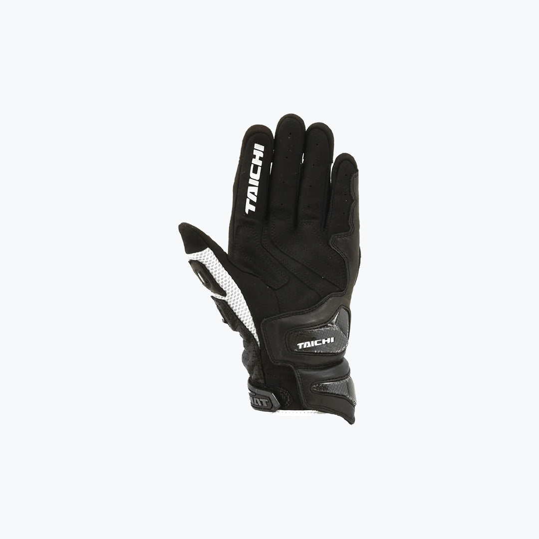 RS TAICHI RST442 Raptor Mesh Motorcycle Gloves Black White