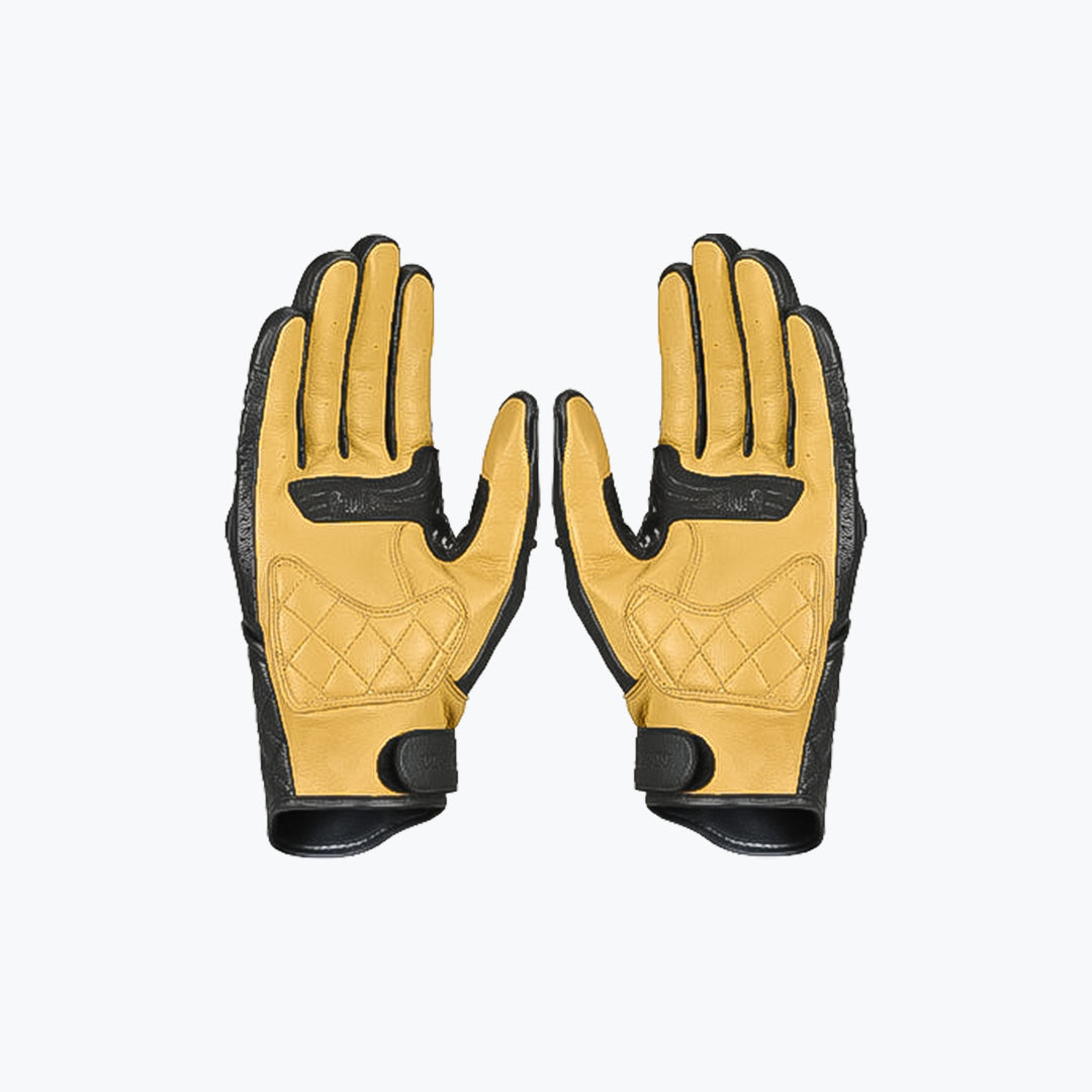 ViaTerra Fuel Retro Classic Leather Motorcycle Riding Gloves