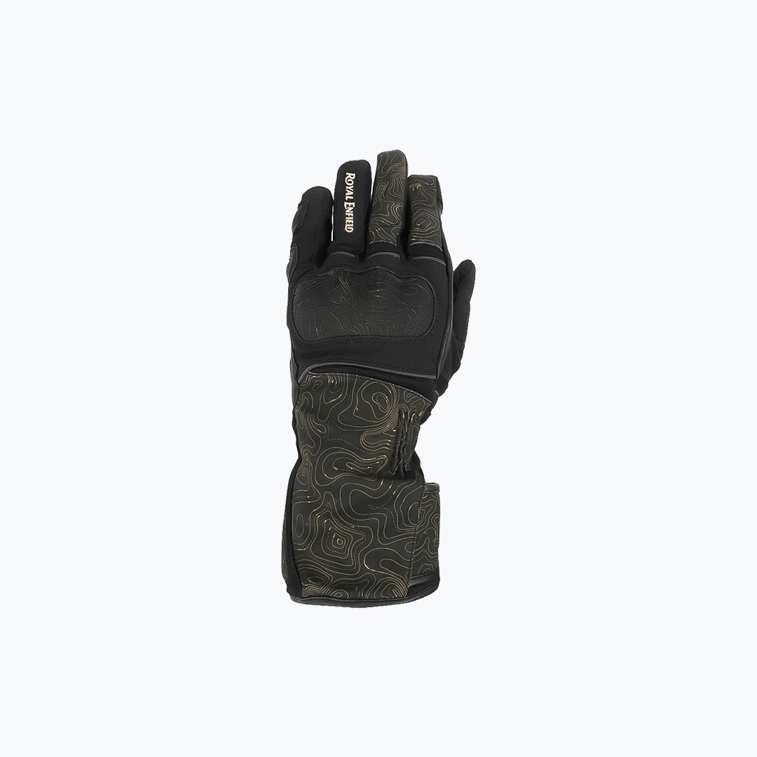 Royal Enfield Navigator Waterproof Riding Gloves Black
