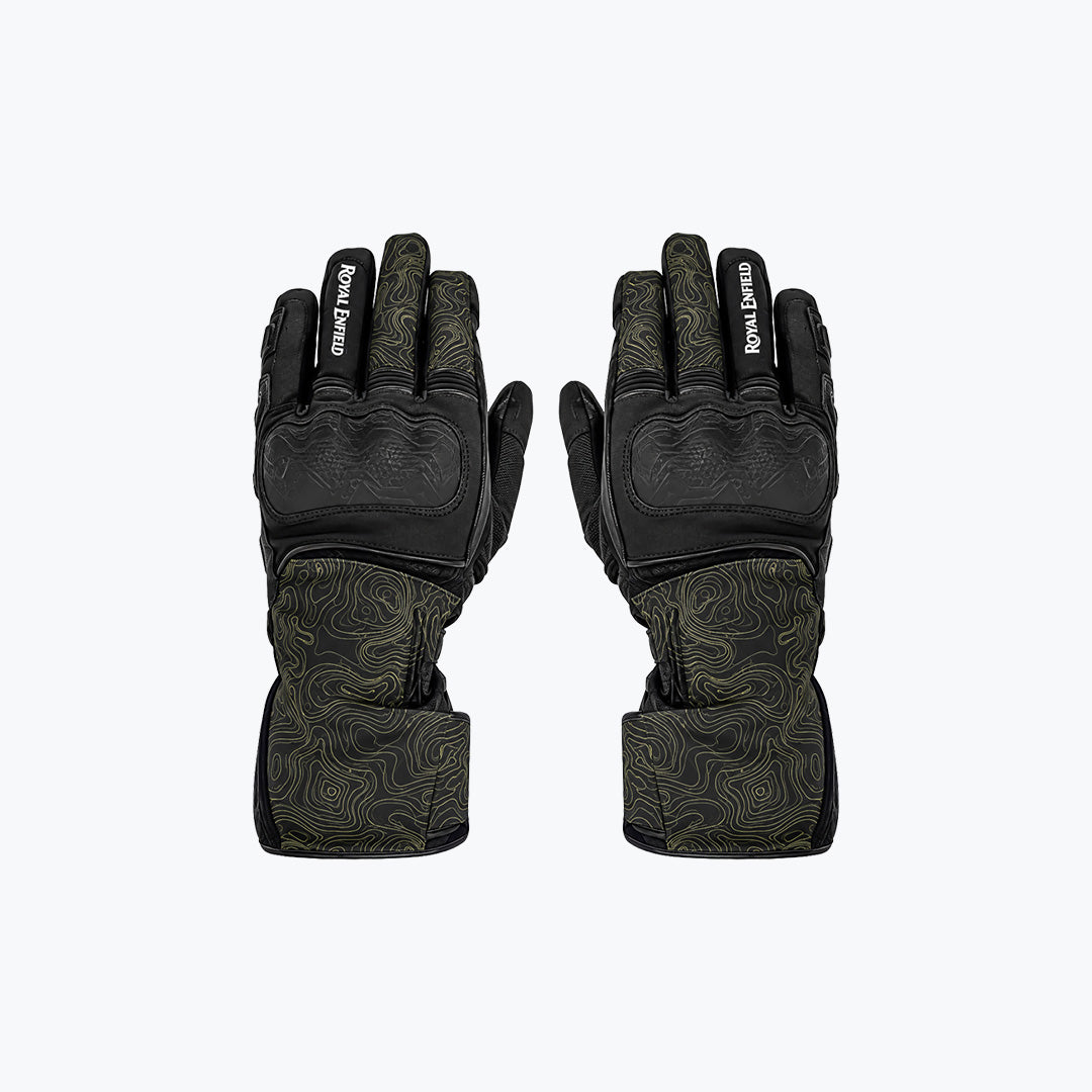 Royal Enfield Navigator Waterproof Motorcycle Riding Gloves