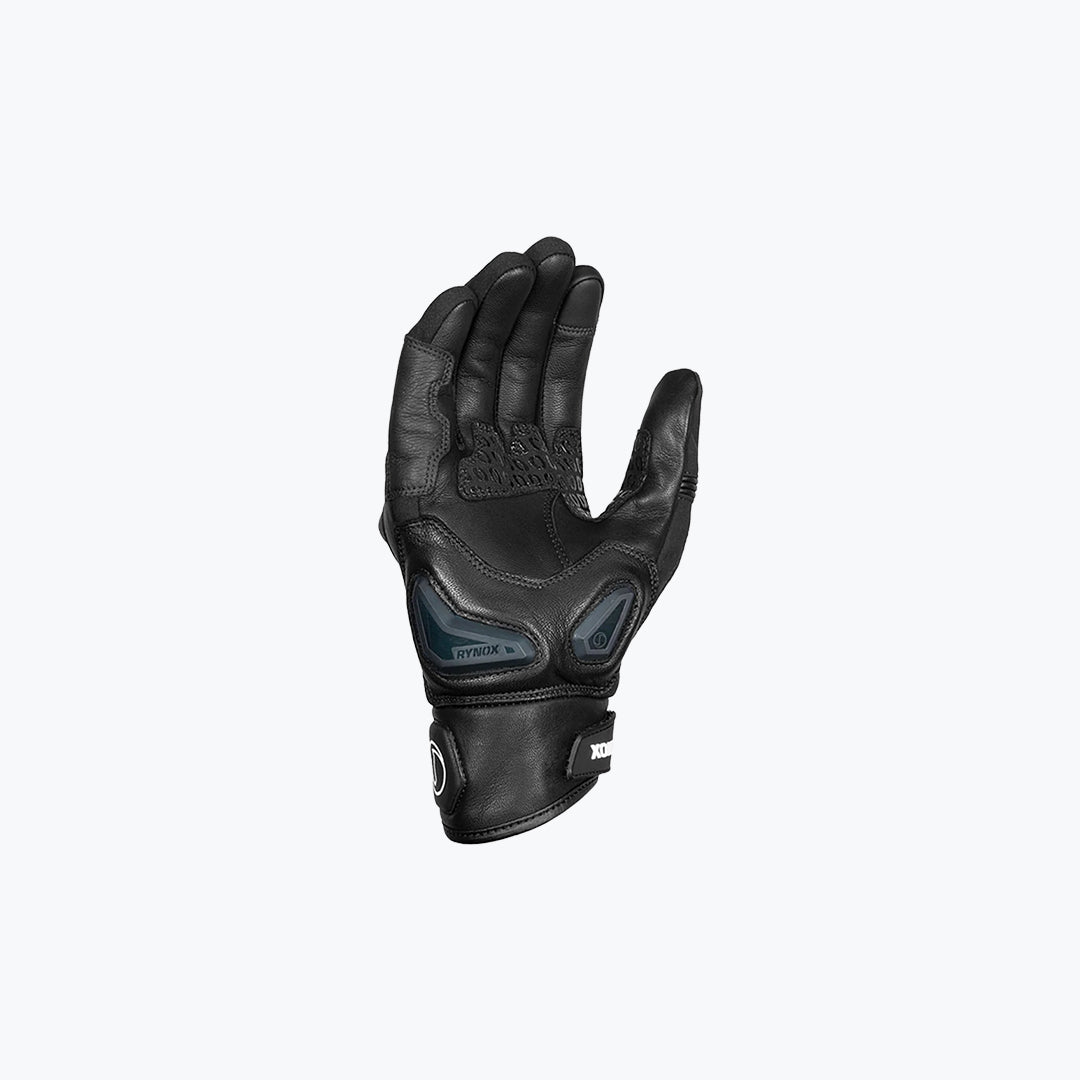 RYNOX Delta GT Motorcycle Riding Gloves Black