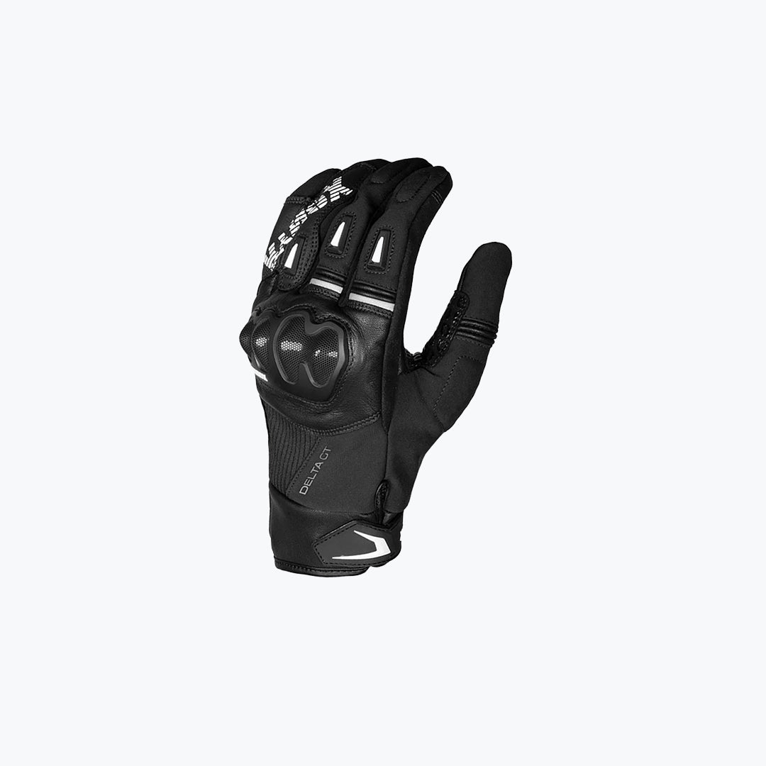 RYNOX Delta GT Motorcycle Riding Gloves Black