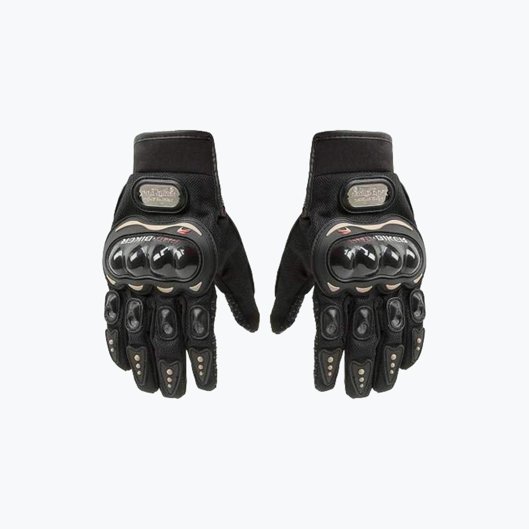 Probiker Full Riding Gloves Black – Full Finger Motorcycle Gloves