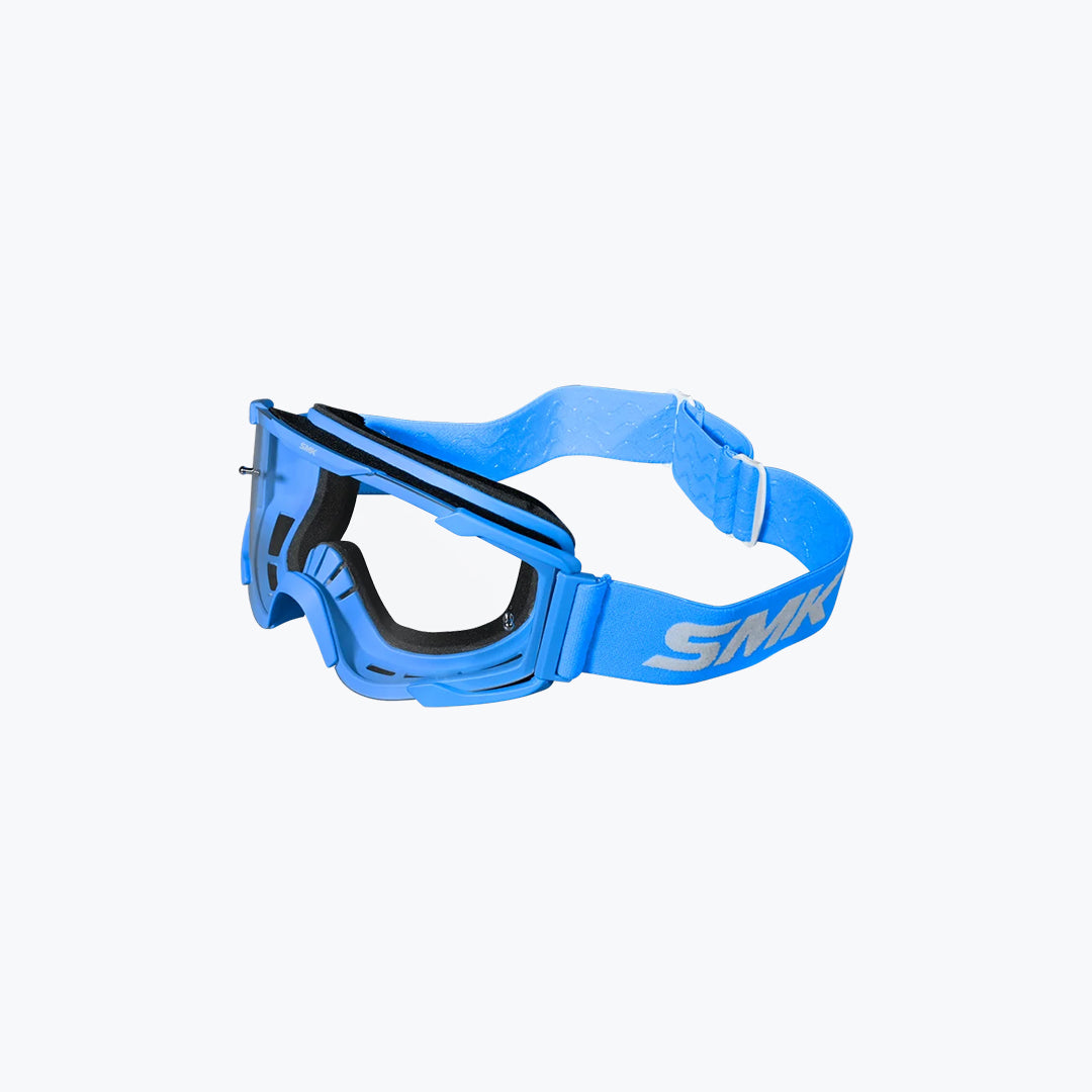 SMK Terrain Motorcycle Goggles with Clear Lens + Extra Grey Mirror Lens