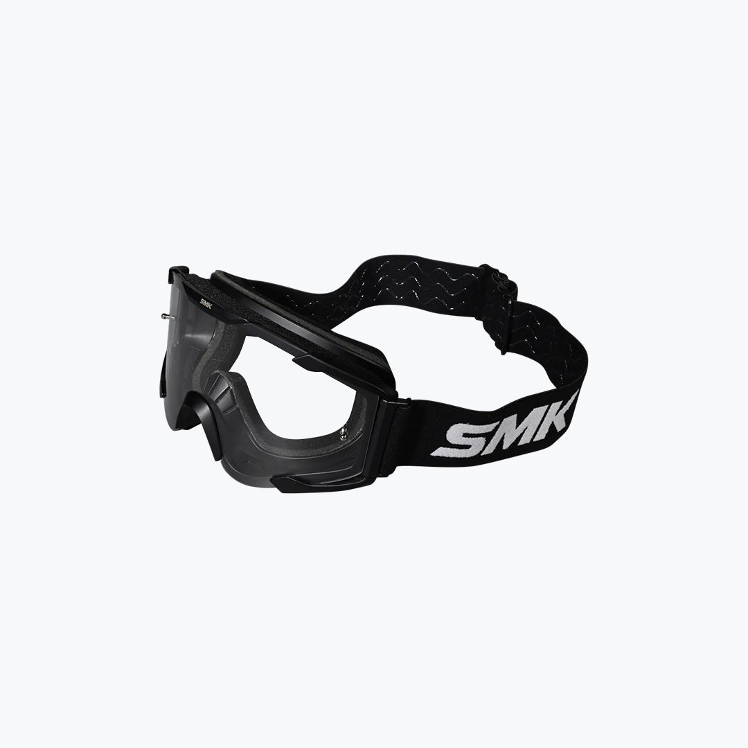 SMK Terrain Motorcycle Goggles with Clear Lens + Extra Grey Mirror Lens