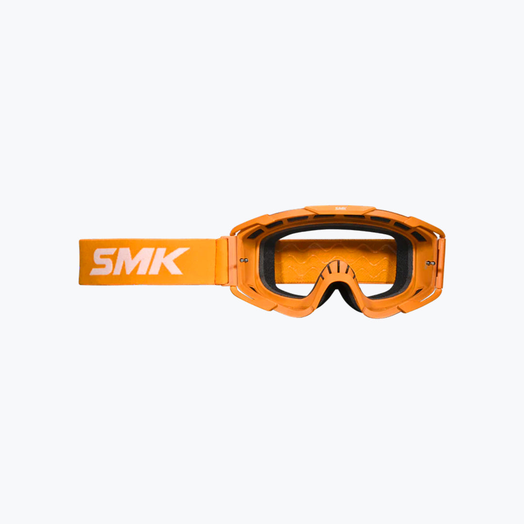 SMK Terrain Goggles Clear Lens With Extra Grey Mirror Lens Orange
