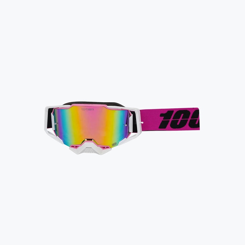 100% Armega Replica Goggles With Box Pink White F PINK.N PINK BLU Tint