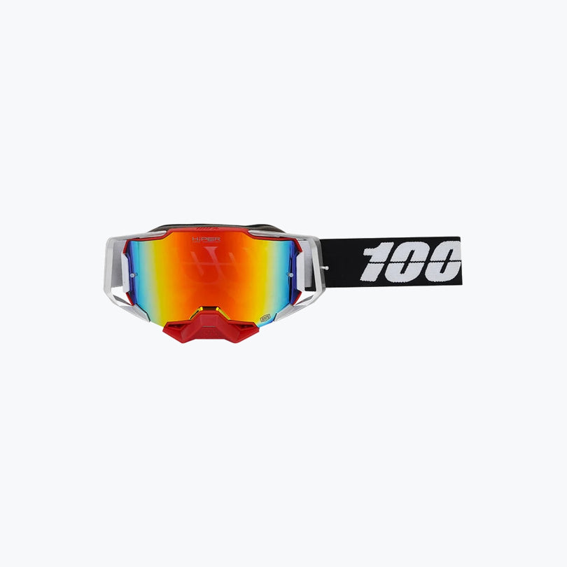 100% Armega Replica Goggles With Box RED GREY.F RED.N RED BLU Tint