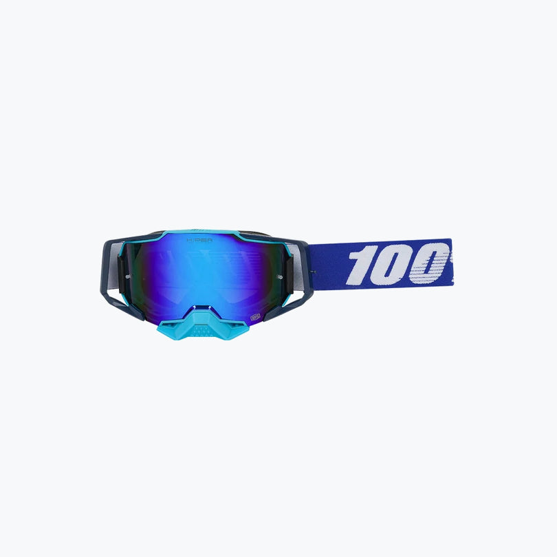 100% Armega Replica Goggles With Box DARK BLU.F BLUE.N BLUE Tint