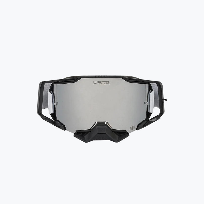 100% Armega Replica Goggles With Box BLK.F BLK.N SILVER Tint