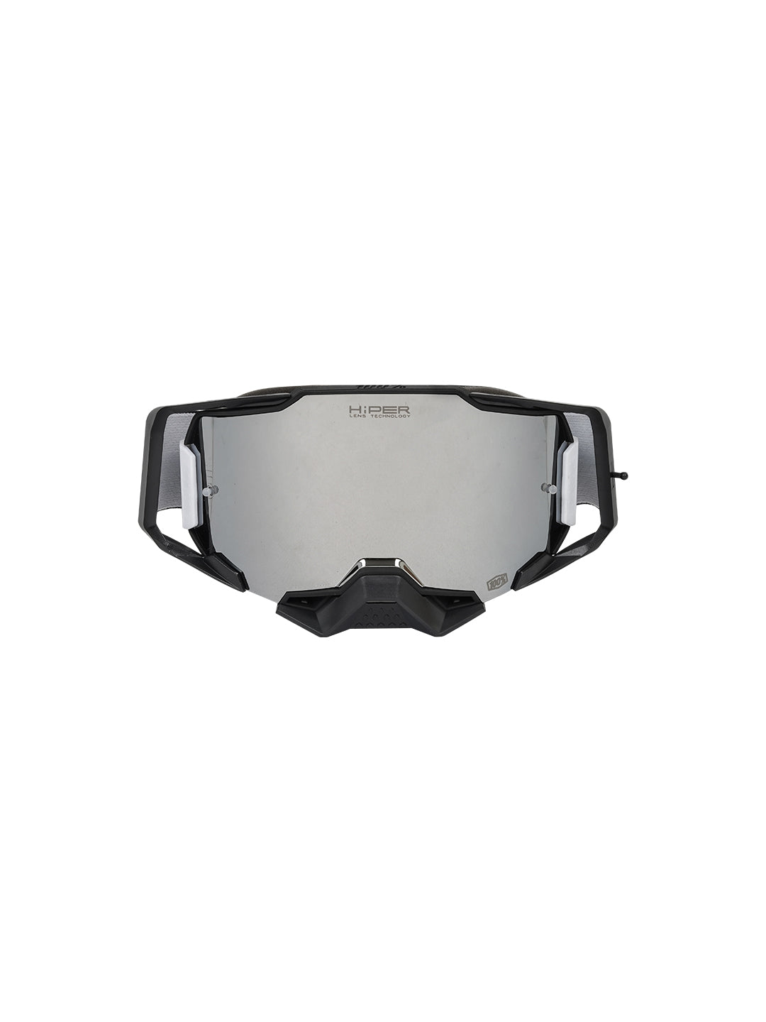 100% Armega Replica Goggles With Box BLK.F BLK.N SILVER Tint