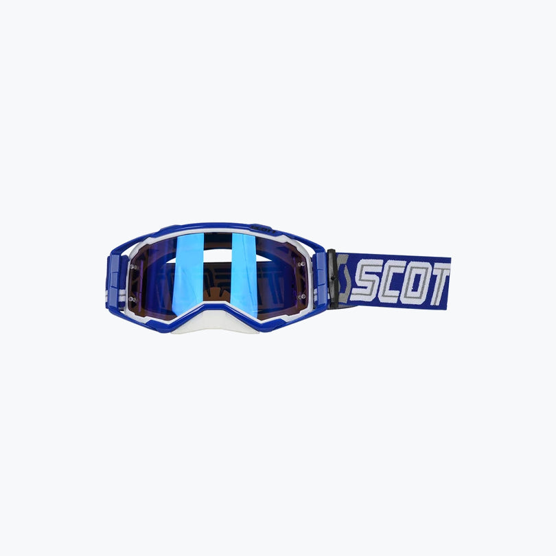 SCOTT Replica Goggles With Box BLU BLK.F WHT.N BLUE Tint