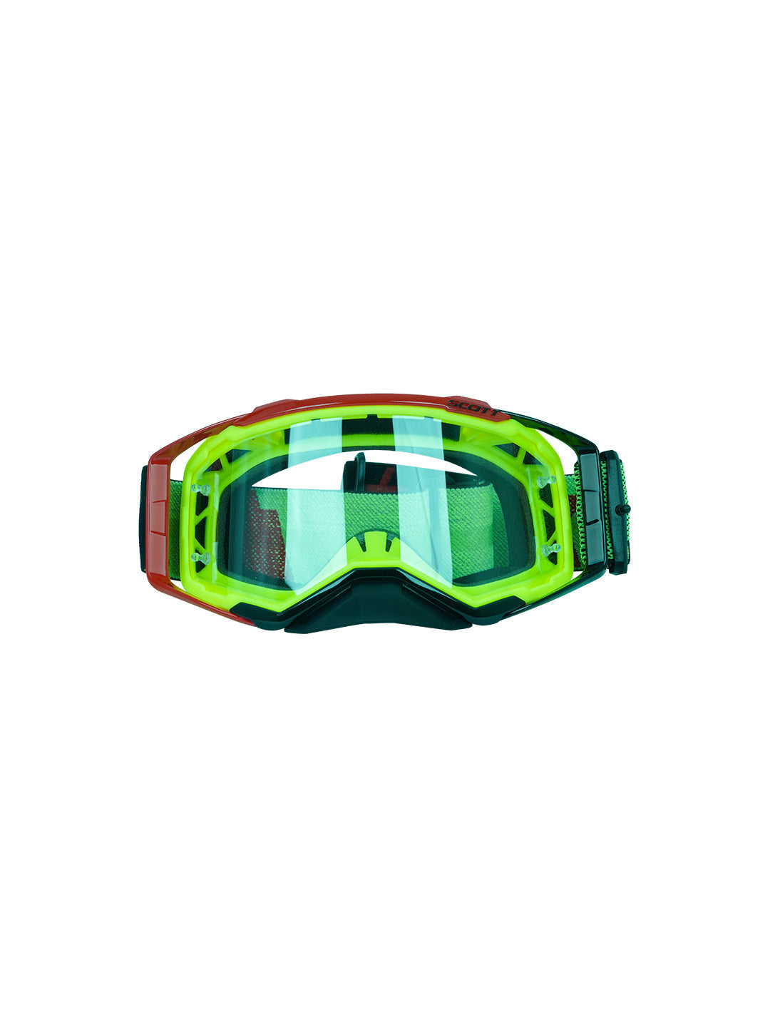 SCOTT Replica Goggles With Box GRN RED.F BLK.N CLEAR Tint