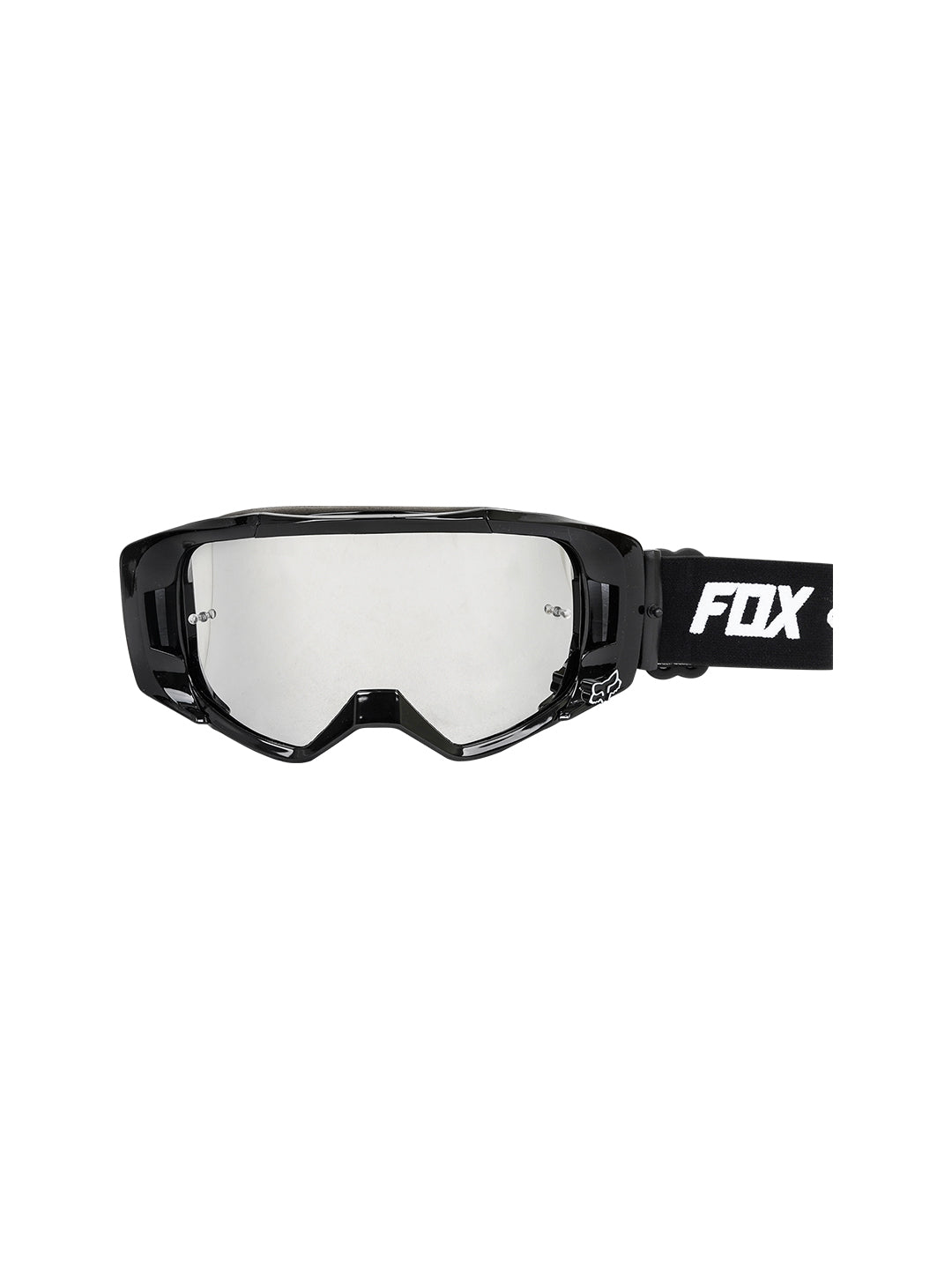 FOX Replica Goggles with Box Black Frame Silver/Clear Tint