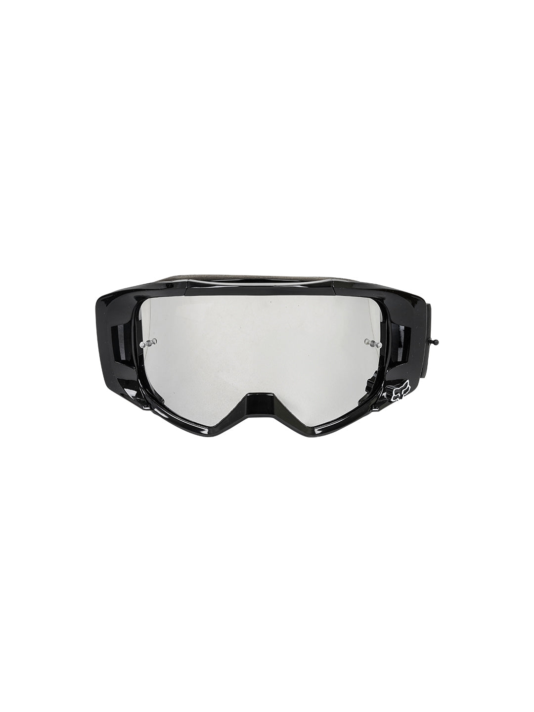 FOX Replica Goggles with Box Black Frame Silver/Clear Tint