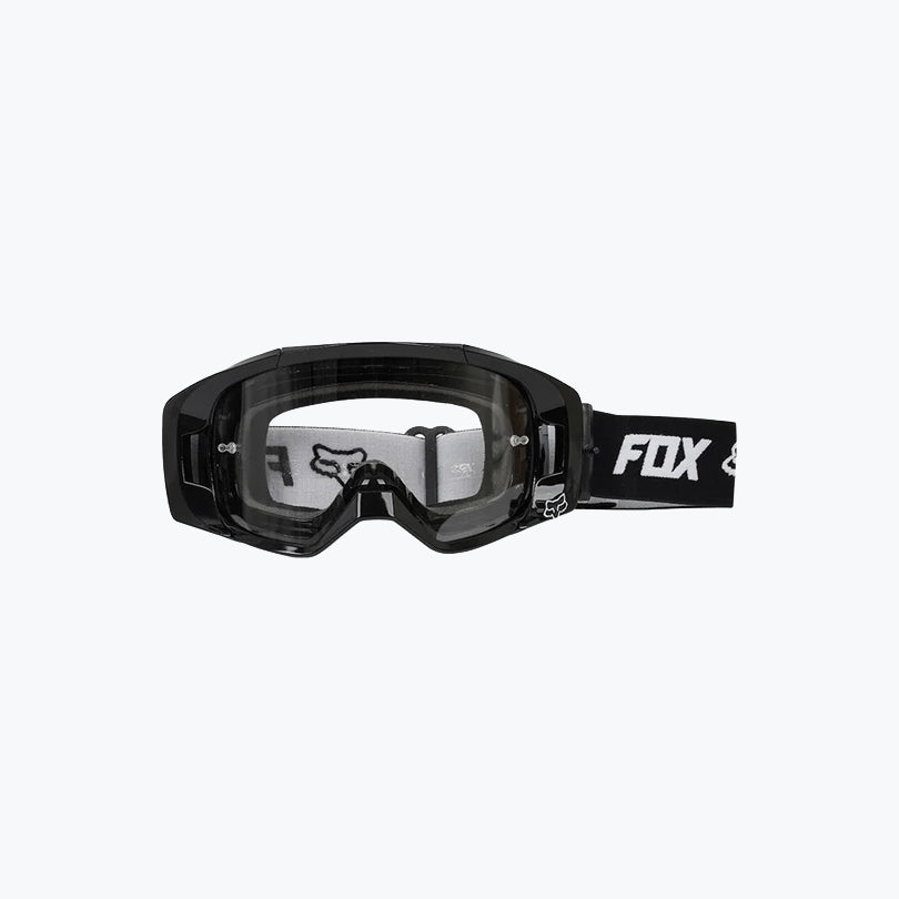 FOX Replica Goggles with Box Black Frame Silver/Clear Tint