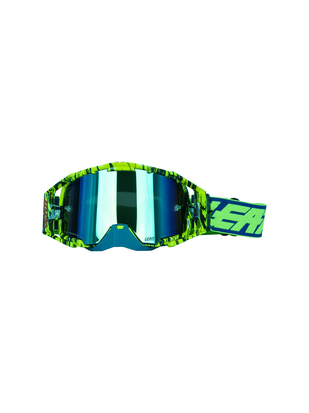LEATT Replica Goggles With Box BLK GRN MIXED.F BLU.N BLUE GRN Tint
