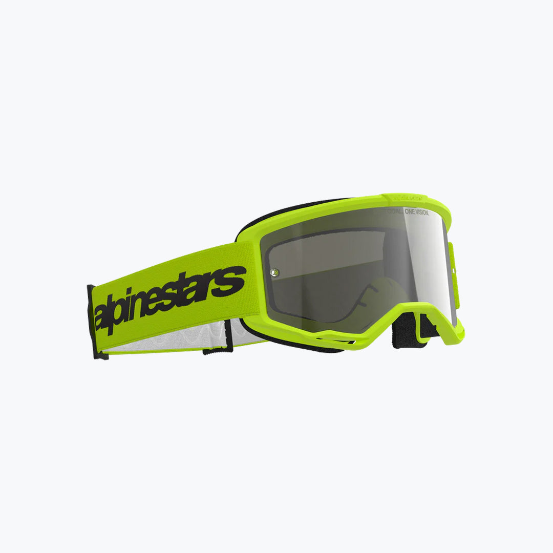 Alpinestars Vision 3 Wordmark Goggles Clear Lens