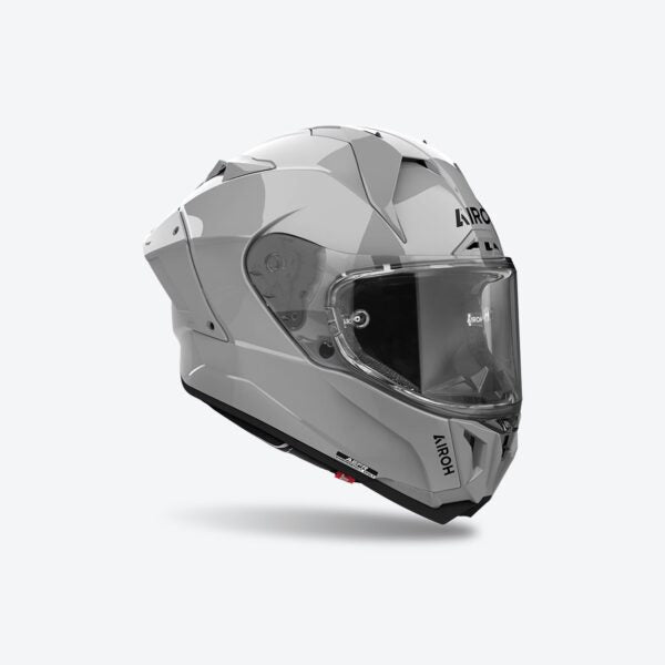 AIROH GP 800 Solid Cement Grey Gloss Full Face Helmet