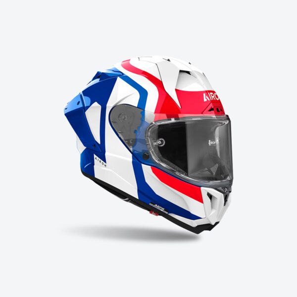 AIROH GP 800 Competition Blue Red Gloss Full Face Helmet